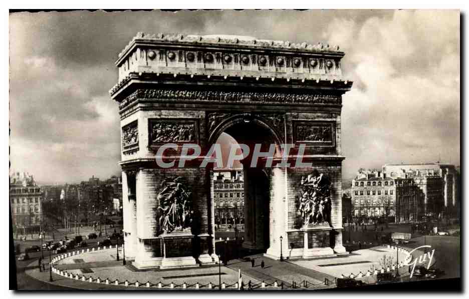 CPM Paris Et Ses Merveilles Are de Triomphe de l'Etoile