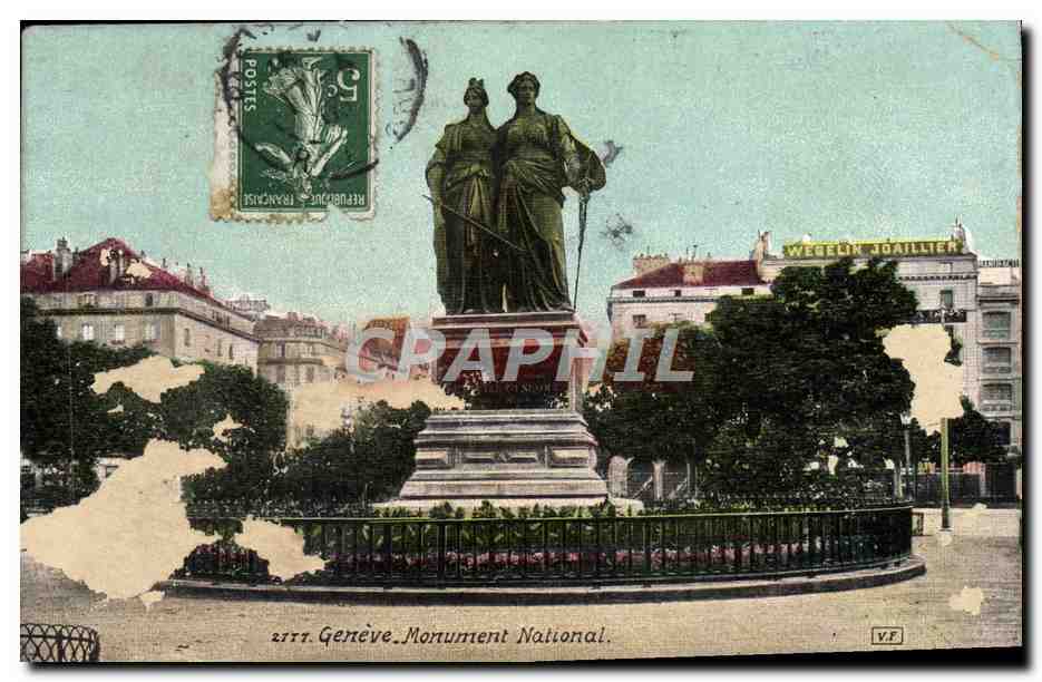 Genève — Monument National — éditeur V.F. n° 2777