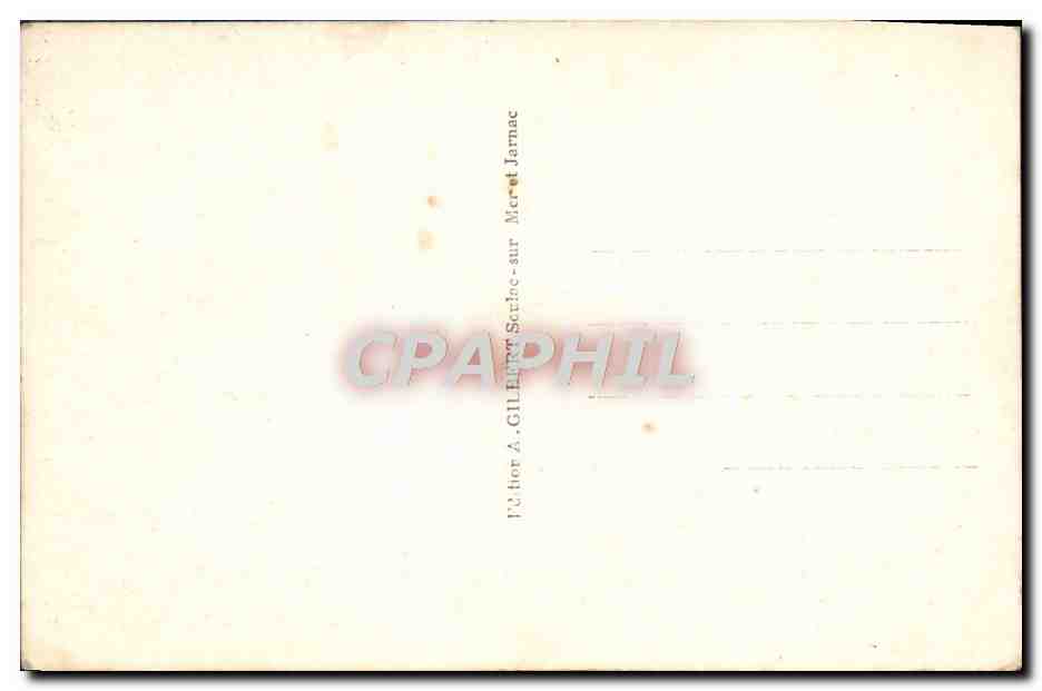 CPA Confolens Vue Generale Prise en Avion — Rückseite