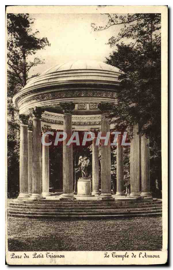 CPA Versailles Parc du petit Trianon Le temple de lAmour