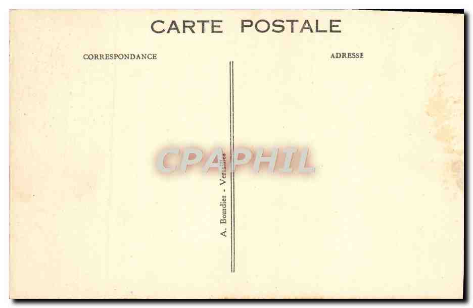 CPA Versailles Bassin d'Apollon et Tapis vert — Rückseite
