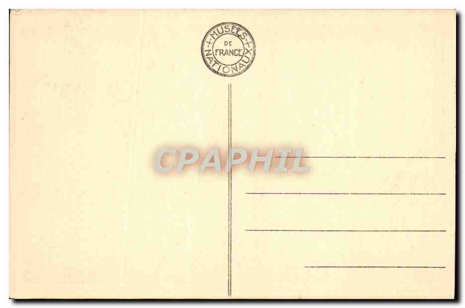Palais de VERSAILLES — Façade sur les Jardins et le Parterre d'Eau — Éditeur J. F. J. n°42 — Verso