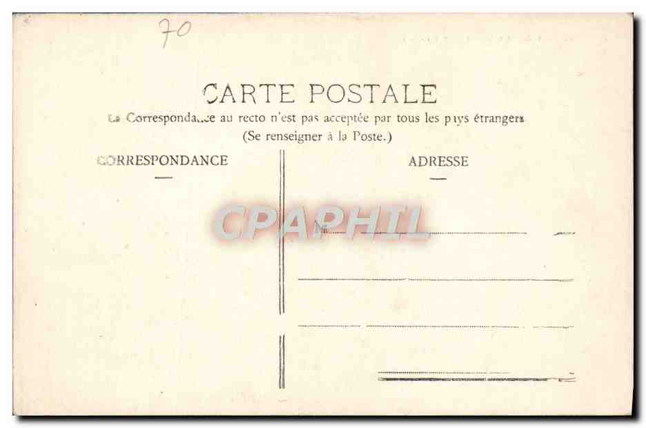 Vesoul - Le Sabot de Frotey — paysage rocheux avec homme assis — éditeur non visible — Verso