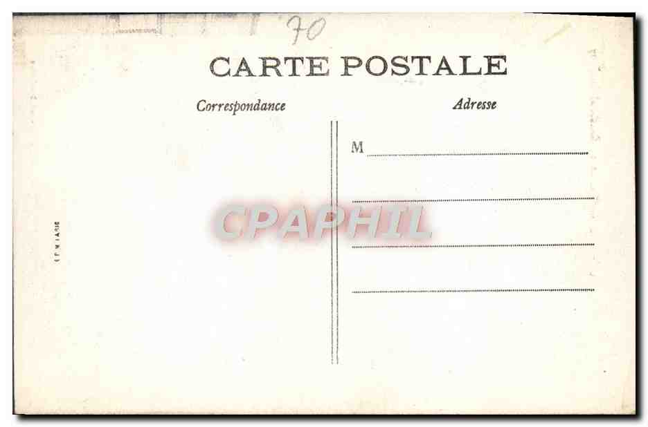 CPA Luxeuil Maison de Cardinal Jouffroy — Rückseite