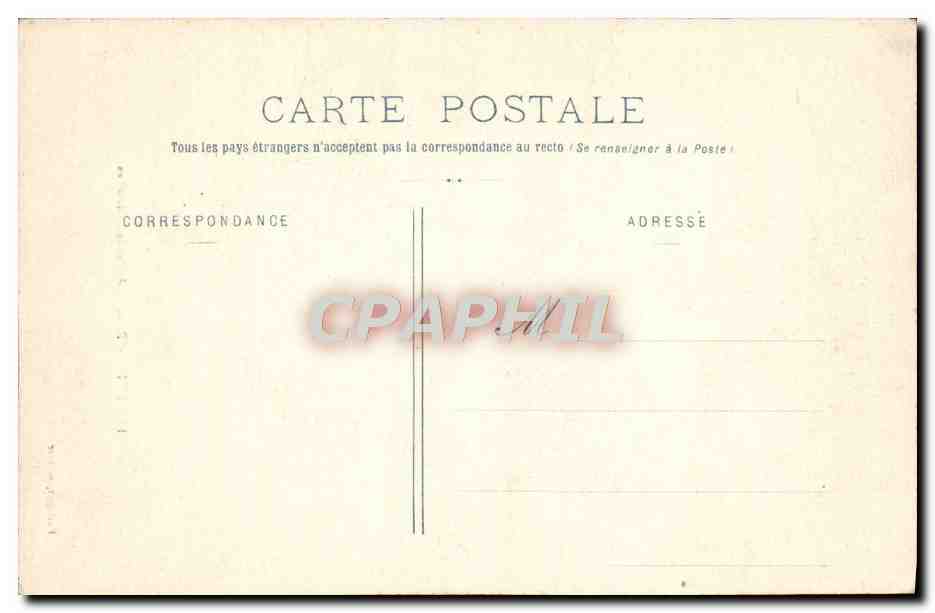 CPA Luxeuil Parc Allee des Platanes — Verso