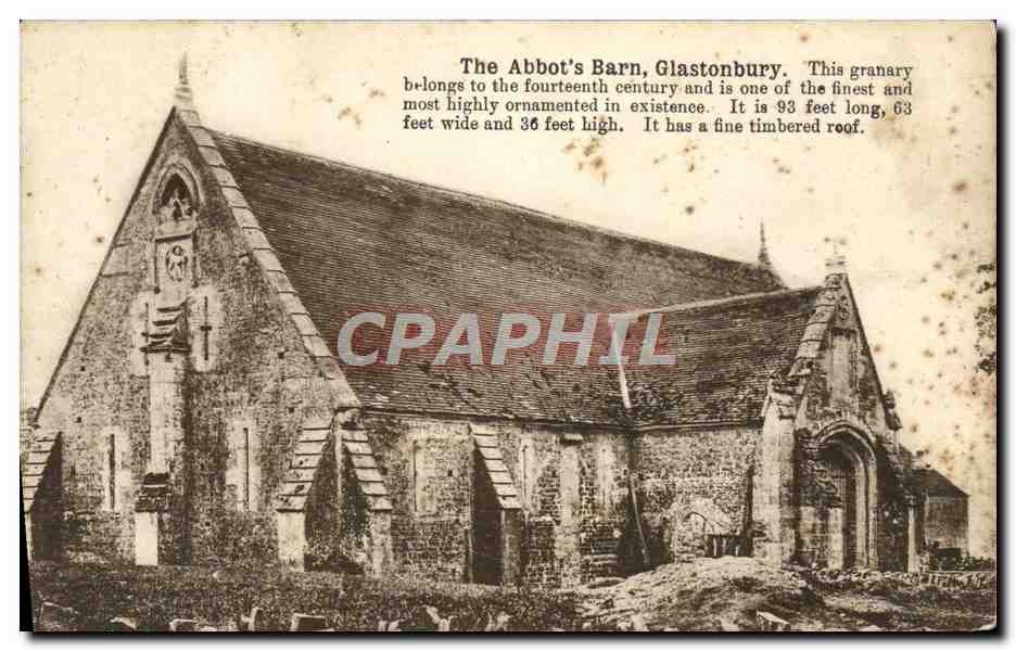 L'Abbatiale de Glastonbury — Le Grange de l'Abbatie — Photo & Pub. R. Wilkinson & Co. Trowbridge