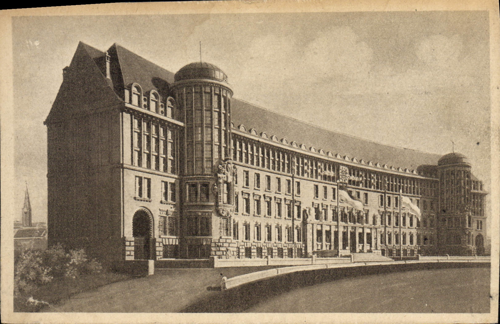 CPA Leipzig Deutsche Bucherei
