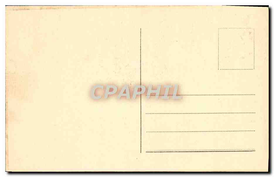 CPA Napoli Museo Nazionale Cane a catena  — Verso