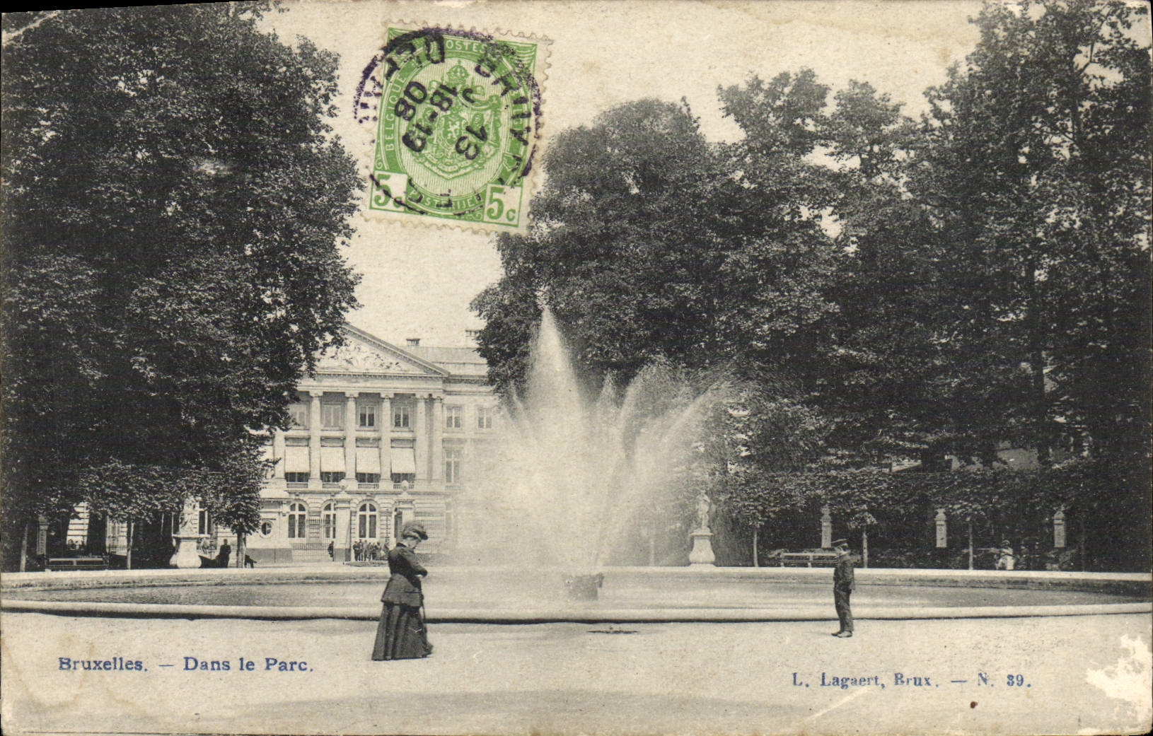 CPA Bruxelles Dans le Parc