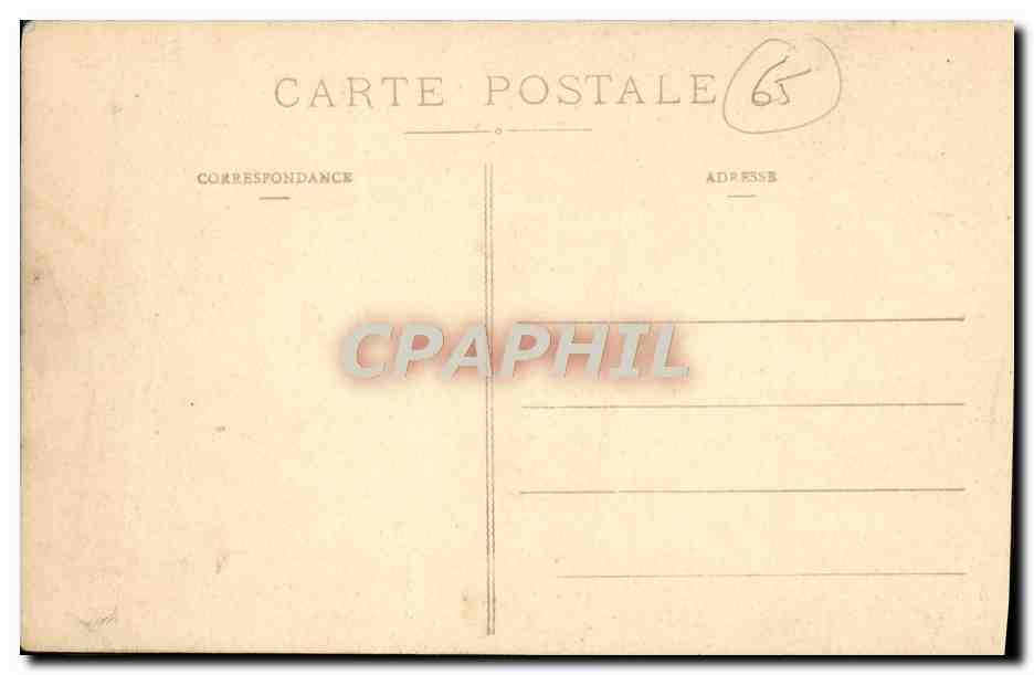 CPA Lourdes Le Saint Sacrement aux Malades — Verso
