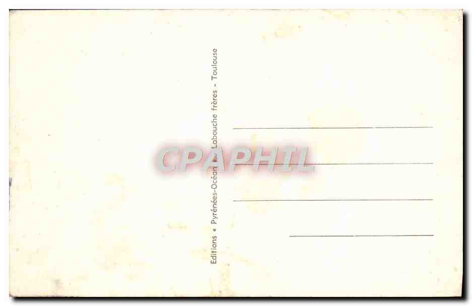 CPA Lourdes La Vierge Couronnee — Verso