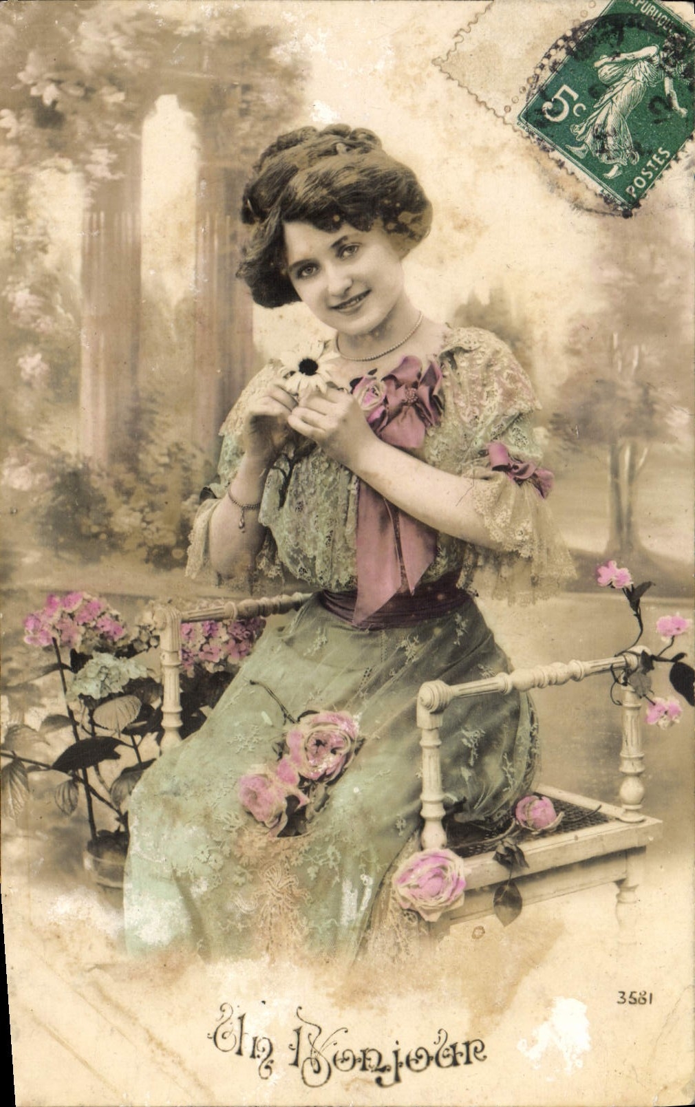 CPA Fantaisie Femme 
