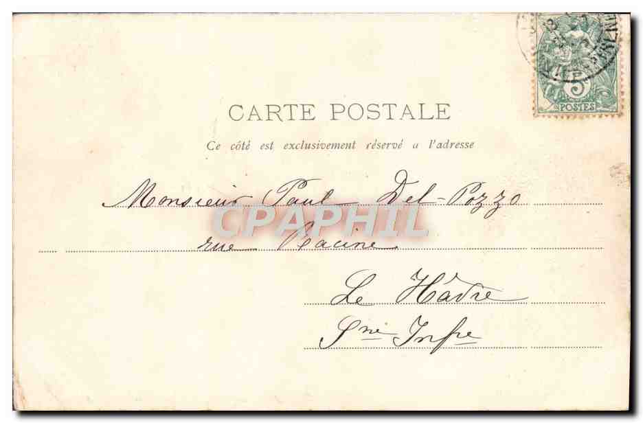 CPA Lourdes La Grotte Miraculeuse — Verso