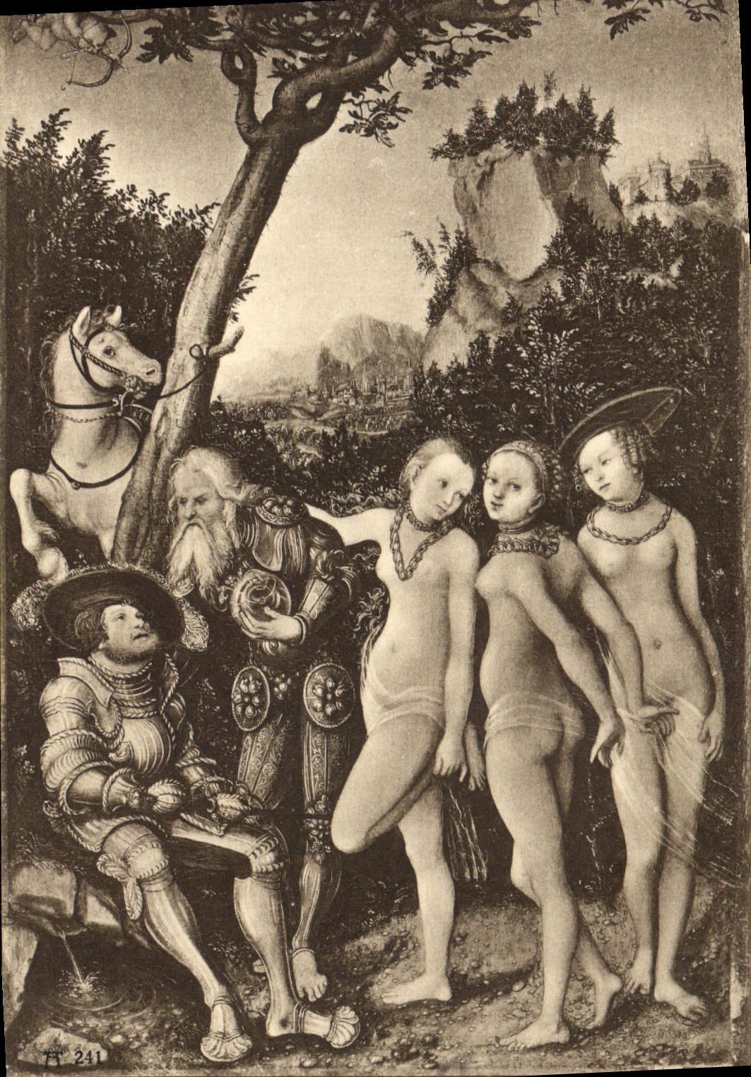 CPA Lucas Cranach Le jugement de Paris 