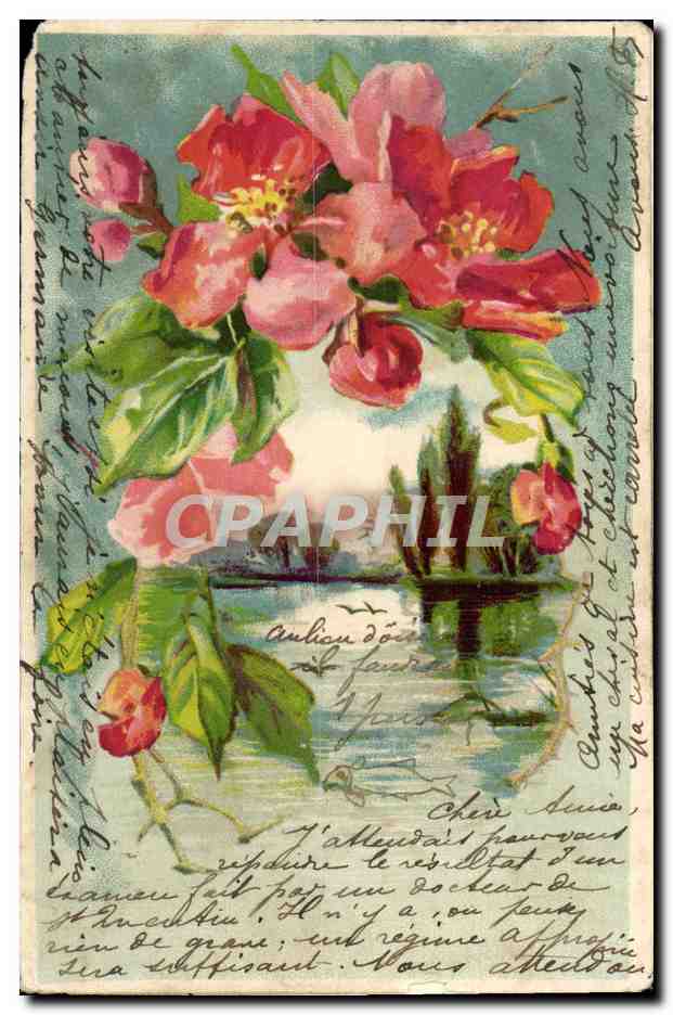 CPA Fantaisie Fleurs