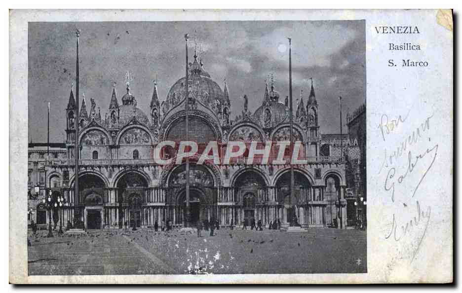 CPA Venezia Basilica S Marco 