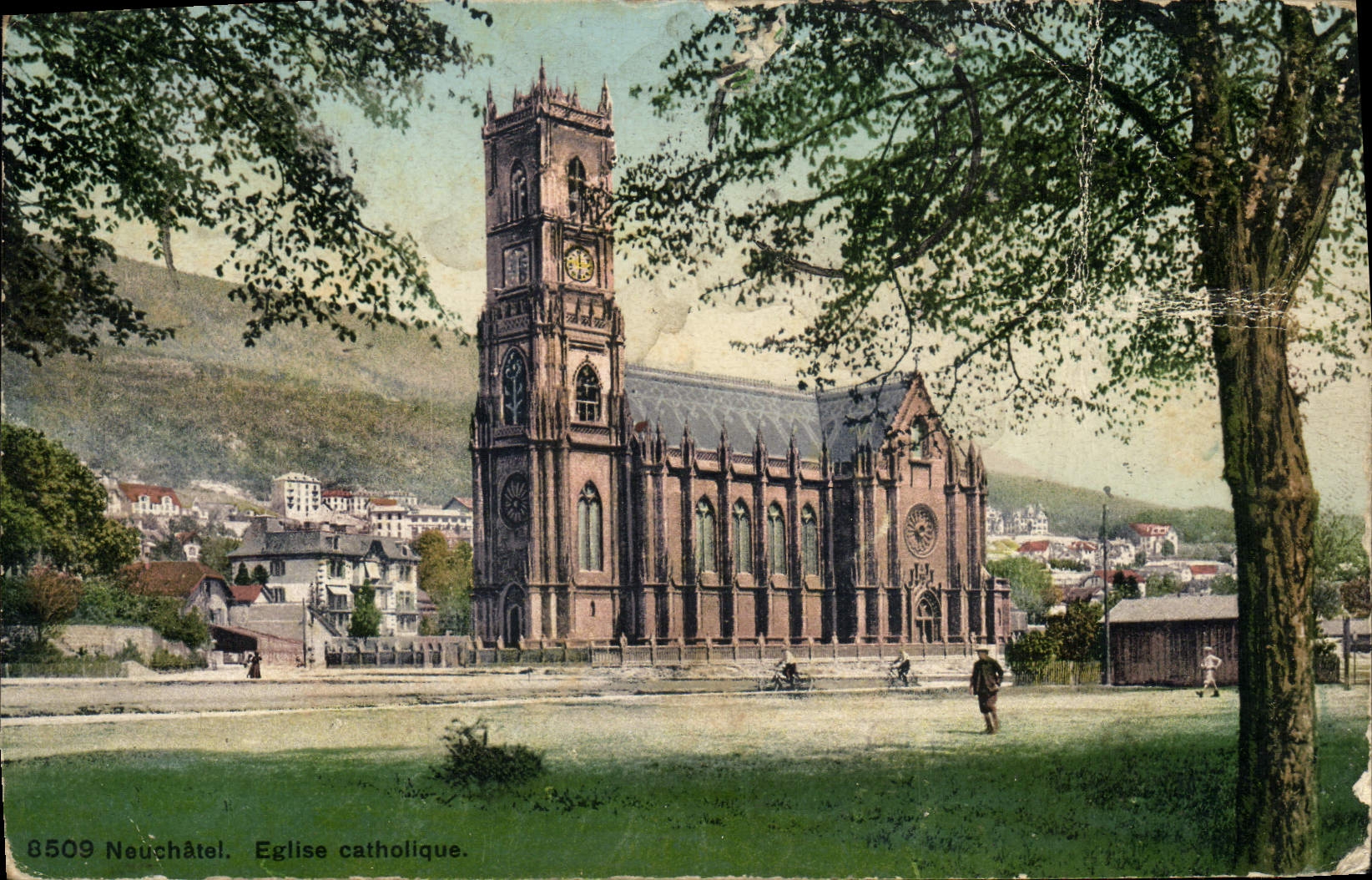 Neuchâtel — Katholische Kirche — Phototypie Co., n° 8509