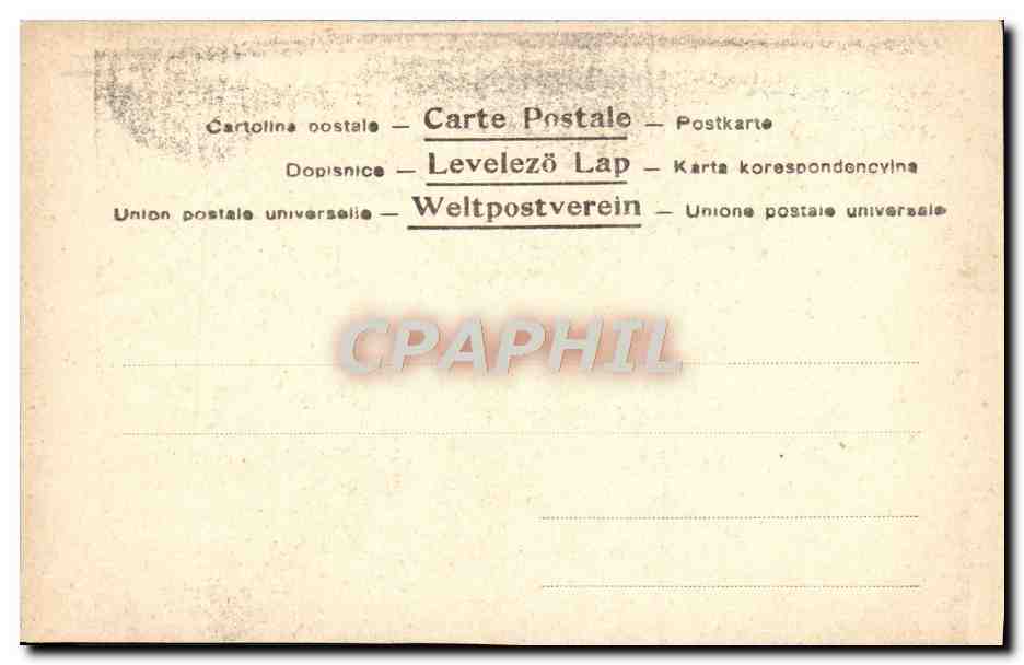 CPA Roma asa Di Cola Di Rienzi — Rückseite