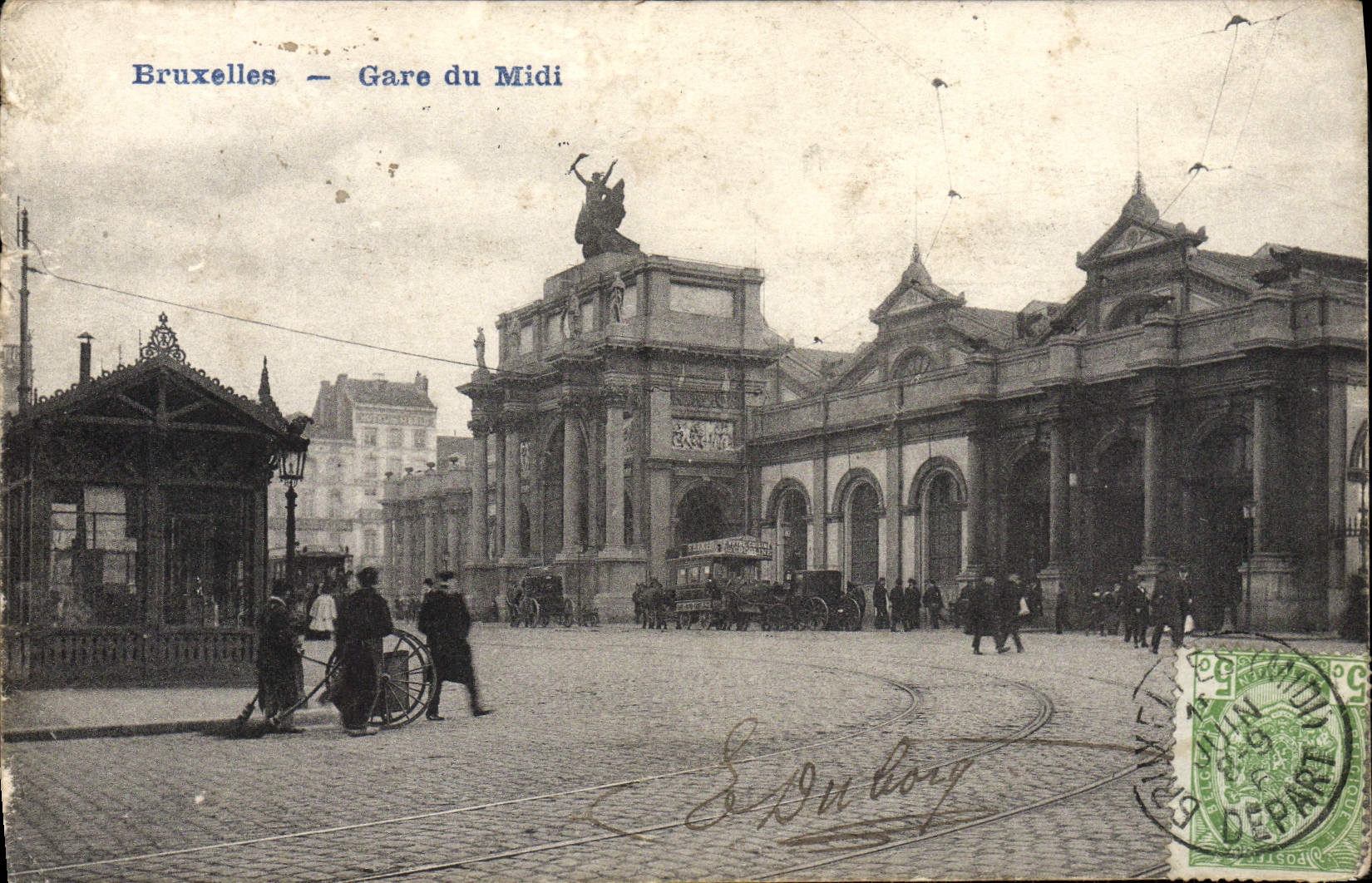 CPA Bruxelles Gare Du Midi