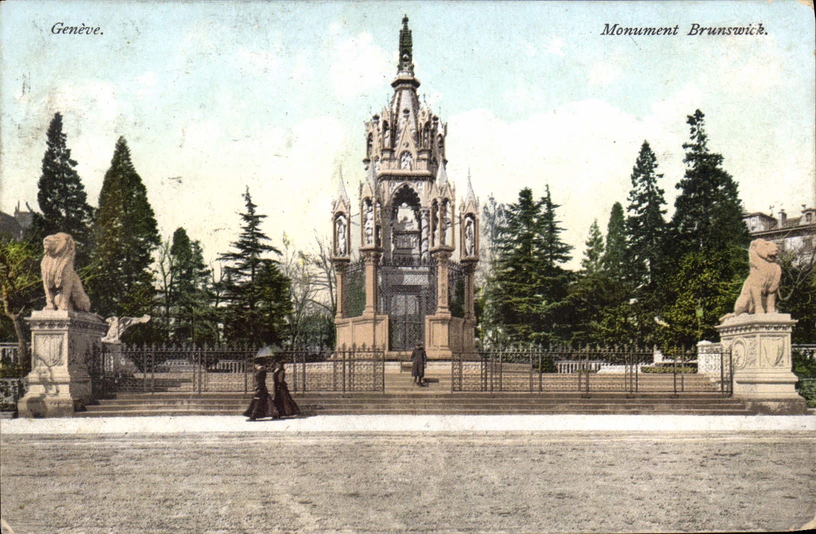 CPA Geneve Monument Brunswick