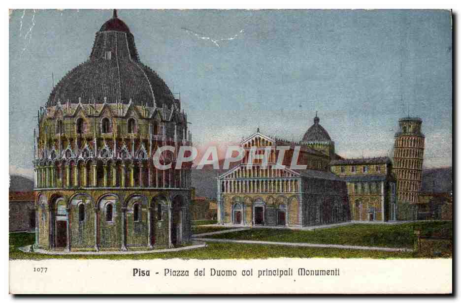 CPM Pisa Piazza Del Duomo Principali Monumenti