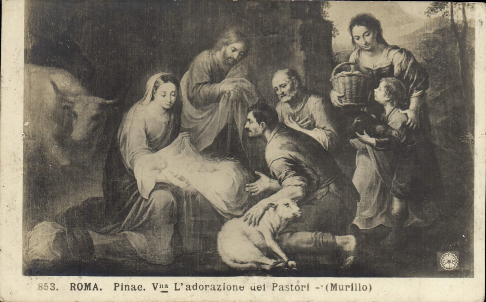 CPA Roma Pinac Vue L'adorazione Del Pastori Murillo