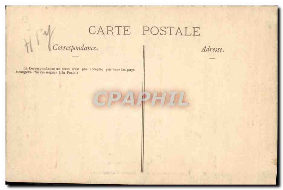 CPA Lourdes La Grotte Miraculeuse — Verso