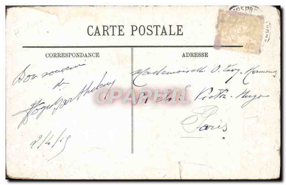 Lourdes — L'Esplanade — éditeur inconnu, n° 128 — Verso