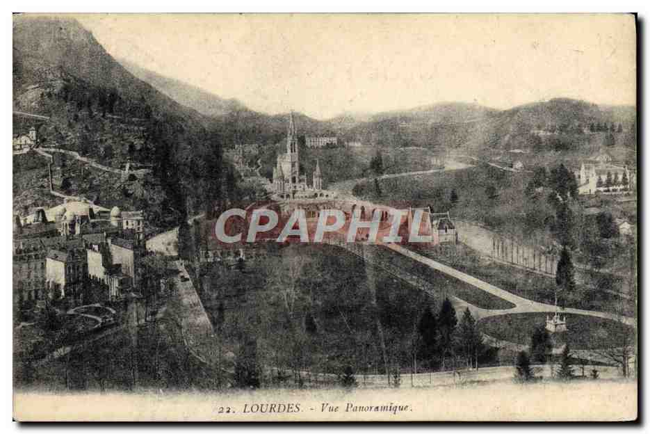 CPA Lourdes Vue Panoramique