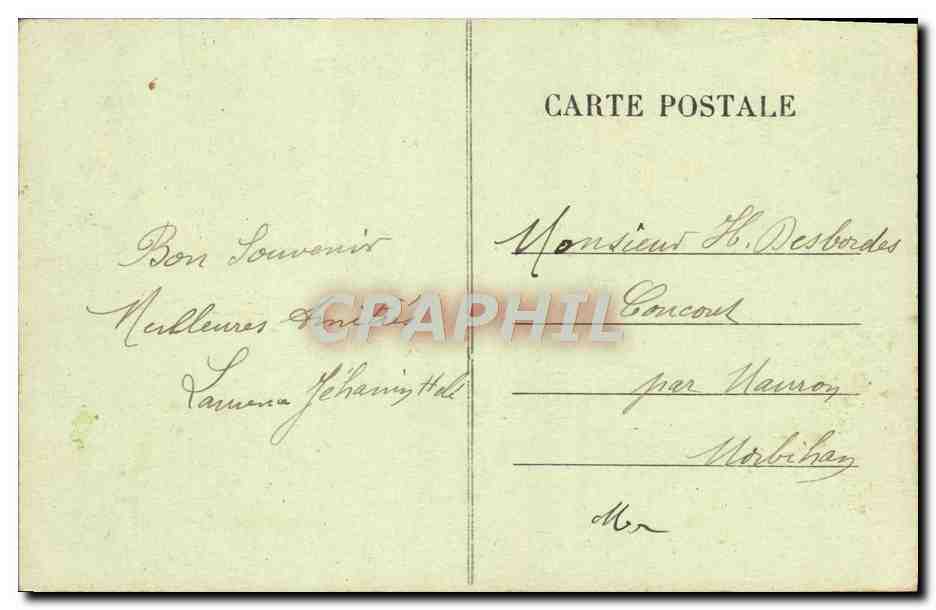 CPA Lourdes Hirondelles — Verso