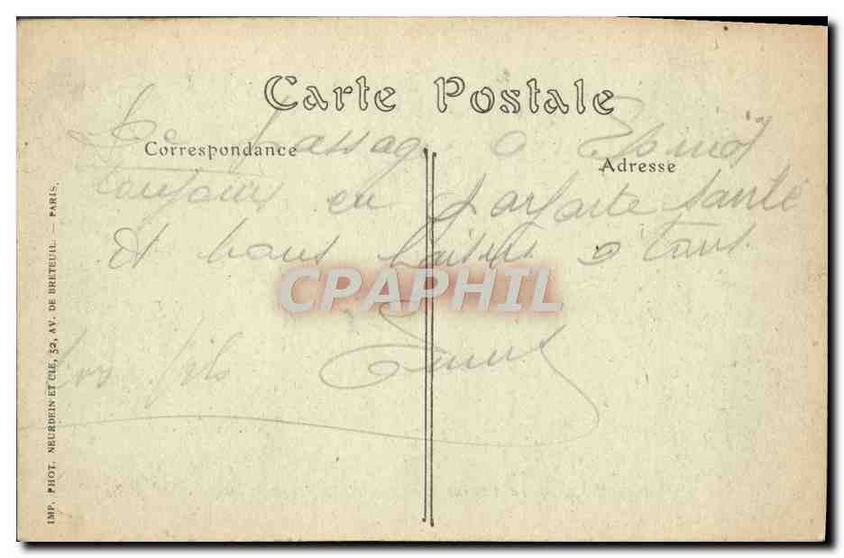 CPA Epinal La Caserne Contades Et La Petite Ville Militaria — Rückseite