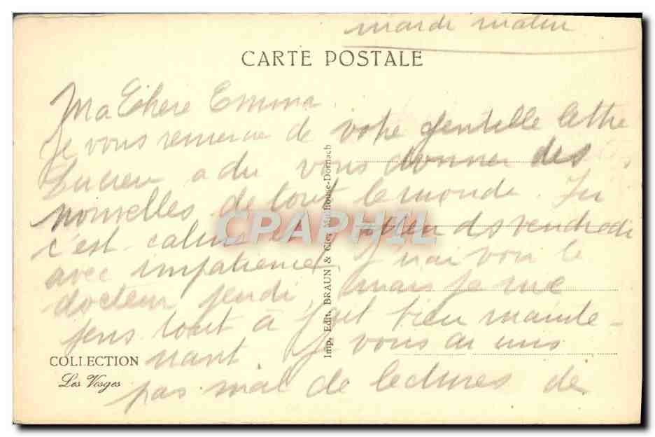 CPA Luxeuil Les Bains La Piscine Des Capucins — Rückseite