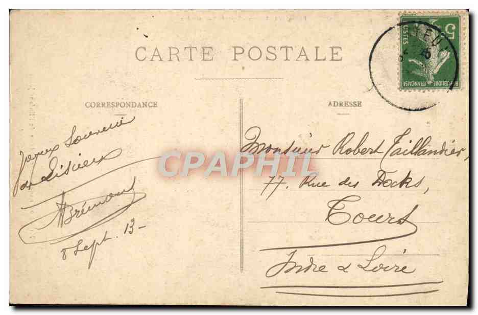 CPA Alencon Maison ou naquit Soeur Therese de l'Enfant Jesus  — Rückseite
