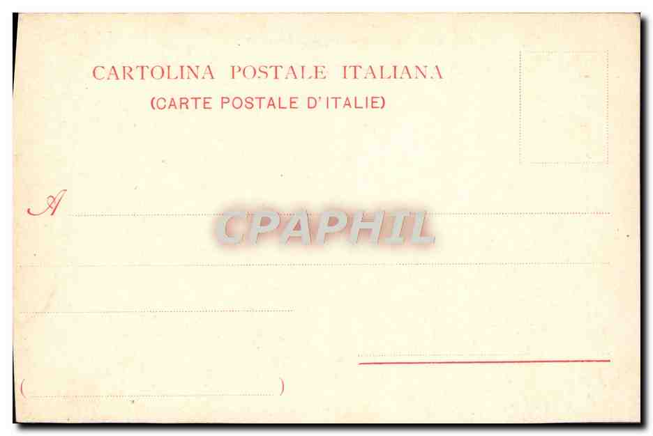 CPA Firenze Piazza Di Croce Monumento Di Dante Alighieri — Rückseite