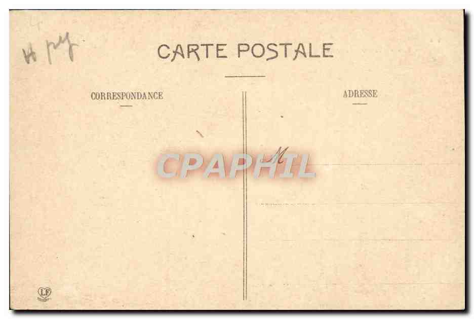 CPA Lourdes Hotel Villa Sainte Rose Vue prise du calvaire  — Verso
