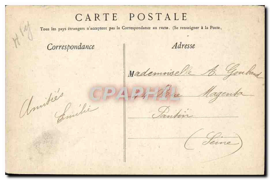 CPA Lourdes Vue Generale — Verso