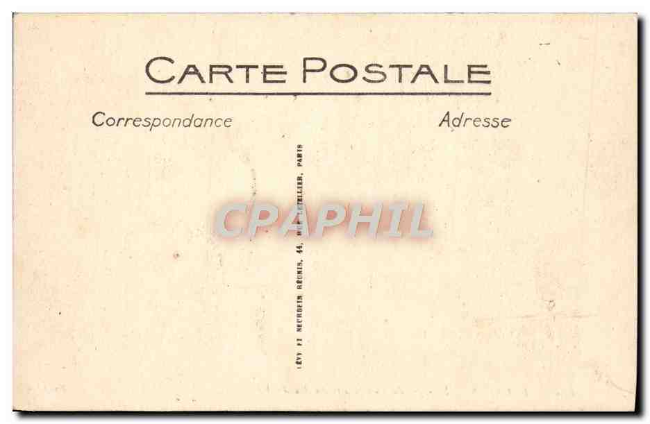 CPA Lourdes La Gare Du Funiculaire Du Pic Du Jer — Verso