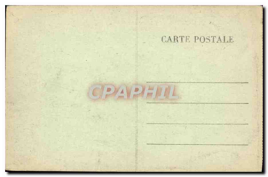 CPA Lourdes Le Chateau Fort Vu Du Confort Hotel — Verso