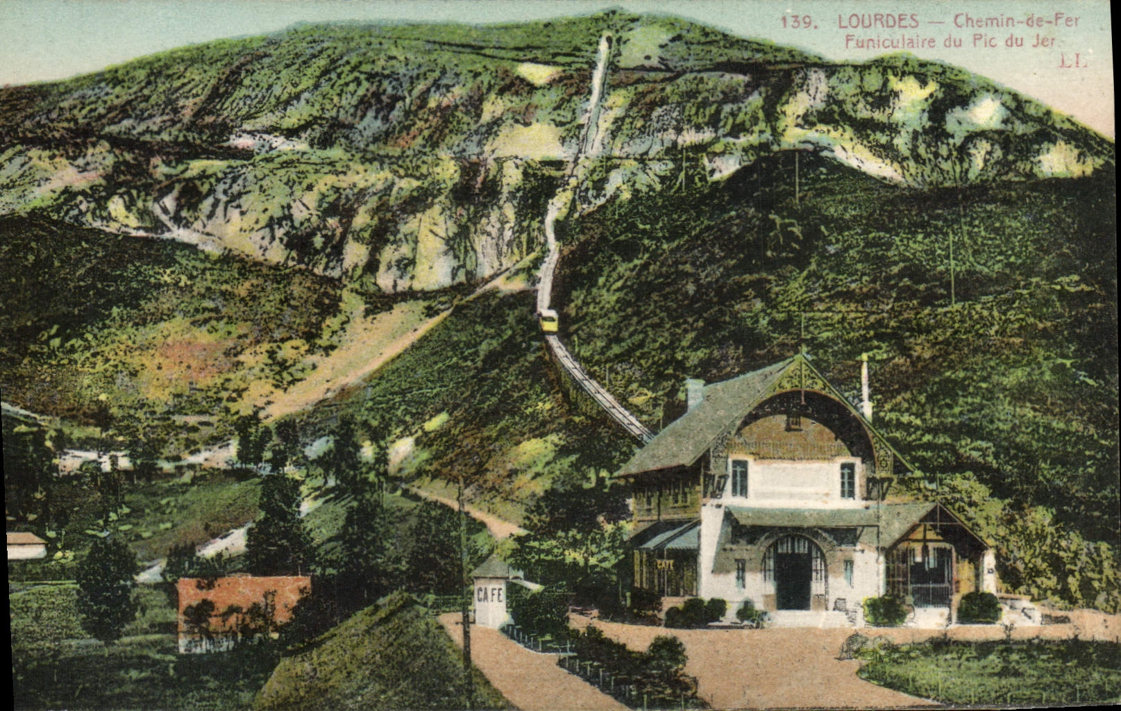 CPA Lourdes Chemin De Per Funiculaire du Pic du Jer
