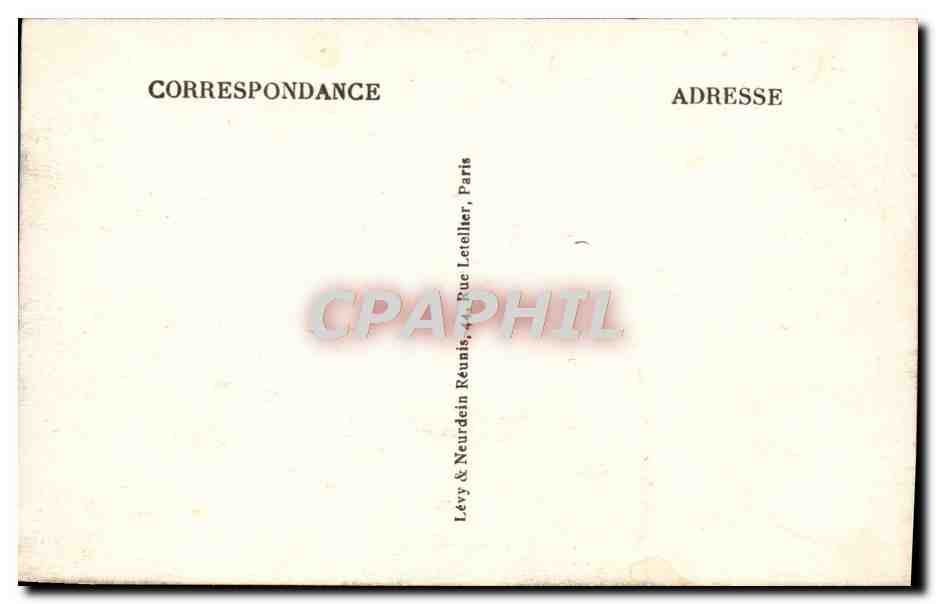 CPA Lourdes Chemin De Per Funiculaire du Pic du Jer — Verso