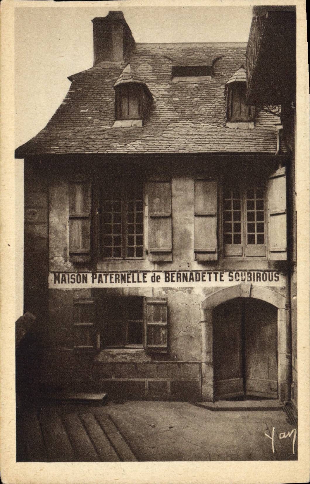 CPA Lourdes Maison Paternelle De Sainte Bernadette Soubirous