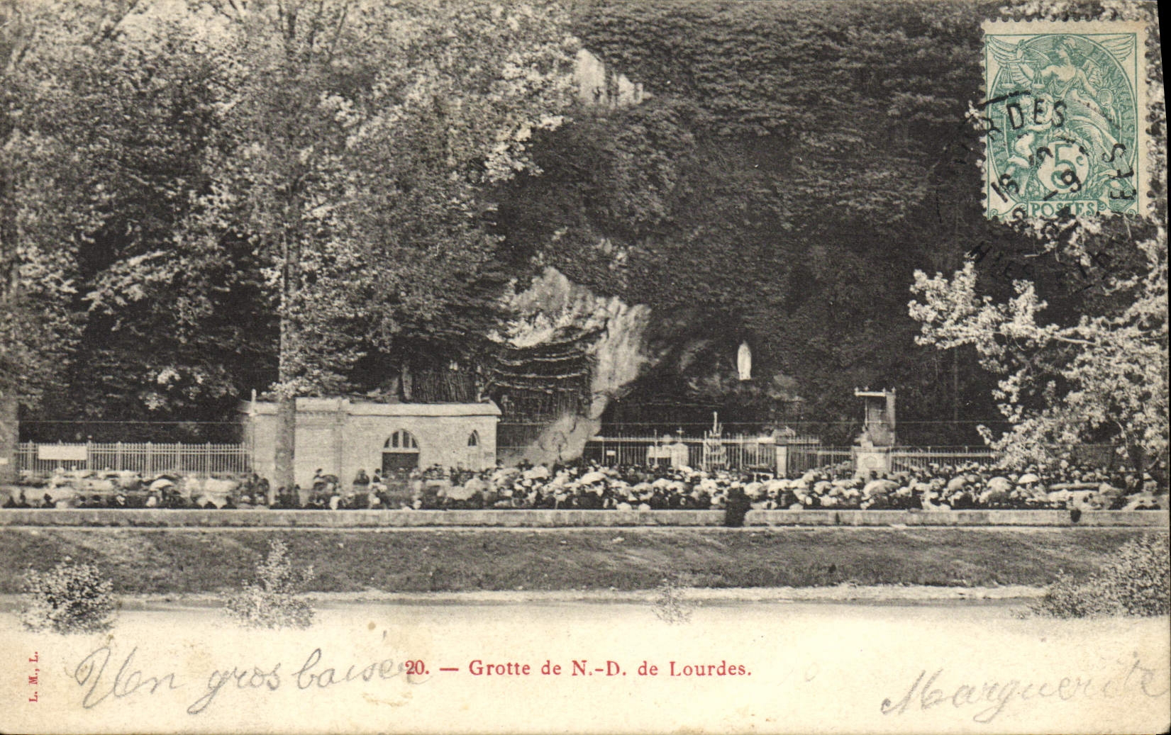 CPA Lourdes Grotte de ND de Lourdes