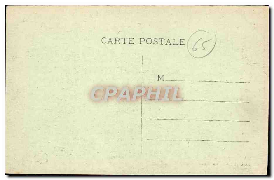 CPA Lourdes La Grotte — Verso