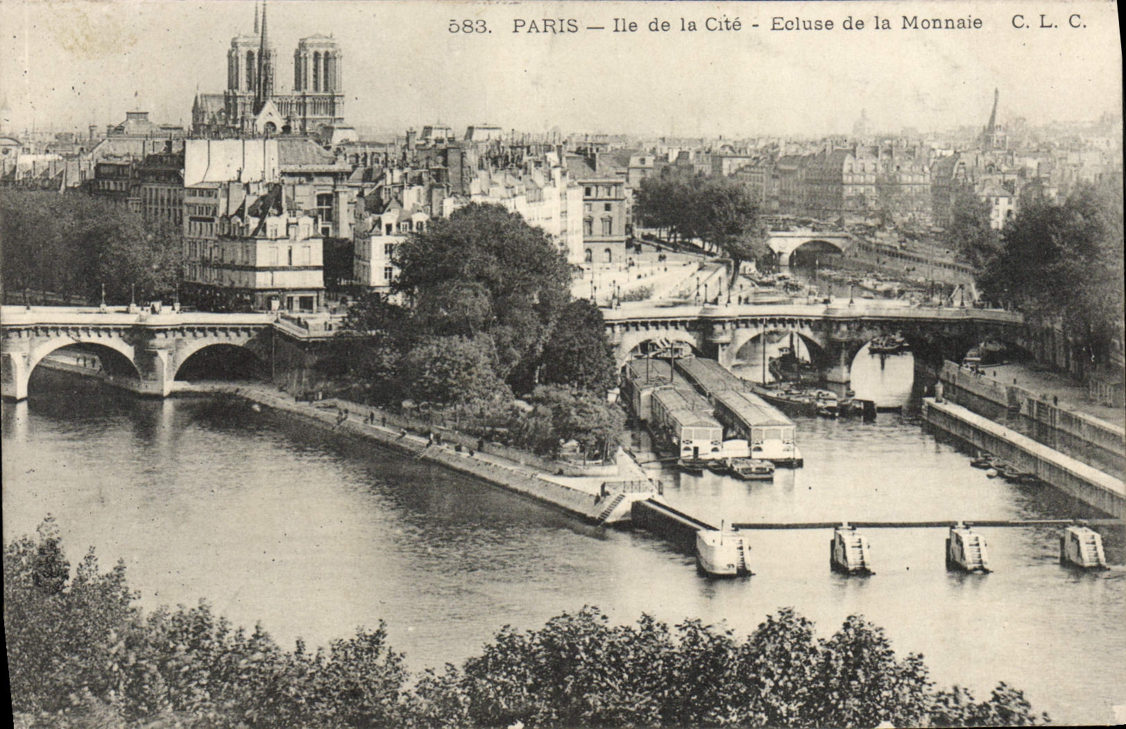 CPA Paris Ile De La Cite Ecluse De La Monnaie