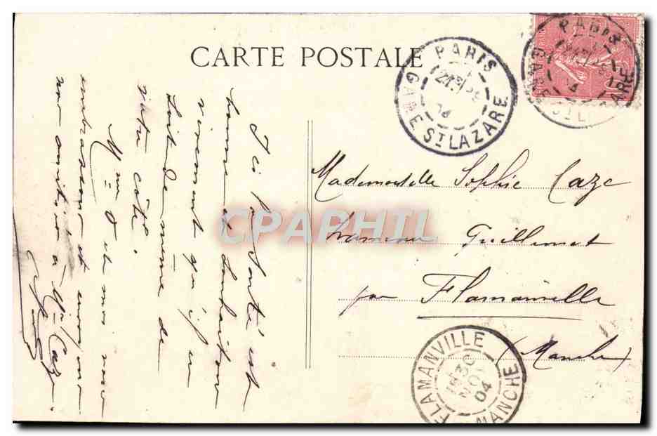 CPA Paris Ile De La Cite Ecluse De La Monnaie — Verso