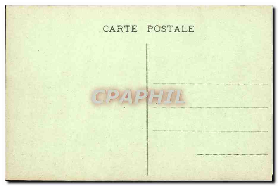 CPA Tout Paris La Gare Saint Lazere Tramway Galeries Lafayette — Rückseite