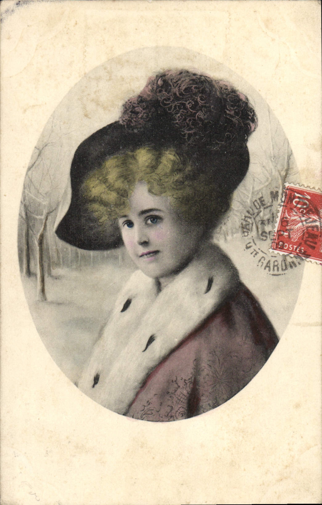 CPA Fantaisie Femme