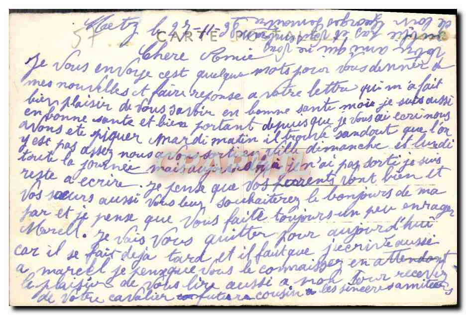 Metz — Vue Générale et la Moselle — Éditeur non identifié, n° de série 3 — Rückseite