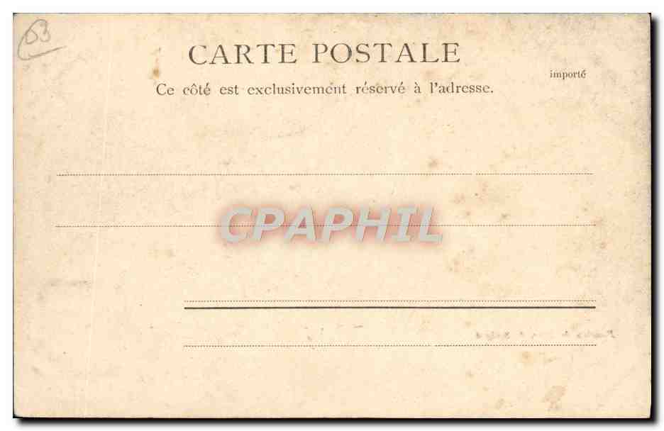 CPA Vichy Pavillon De Sevigne — Verso
