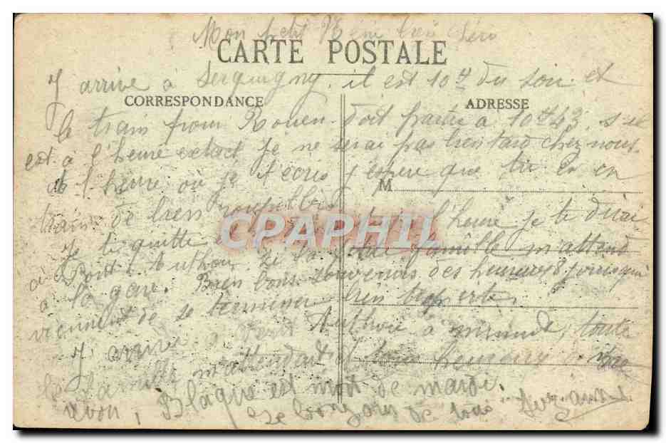 CPA Epernay Vue Generale De La Gare Et Des Ateliers — Rückseite